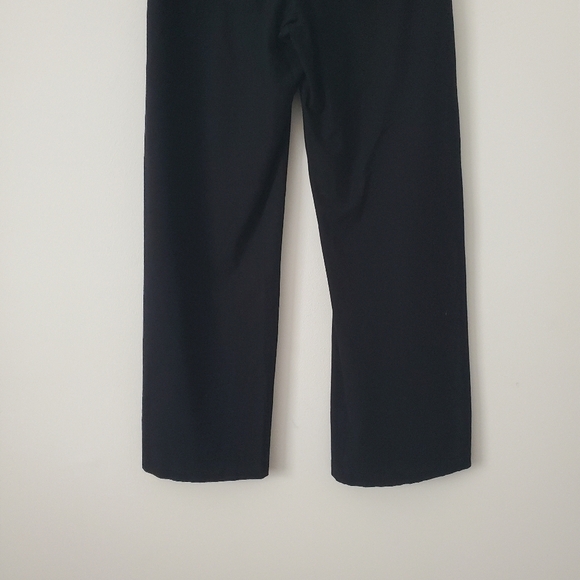 Eileen Fisher  Straight Leg Cropped Trousers Pants in black Size Small - Picture 8 of 10